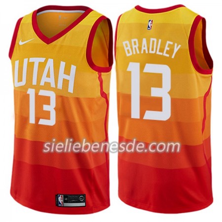 Herren NBA Utah Jazz Trikot Tony Bradley 13 Nike City Edition Swingman